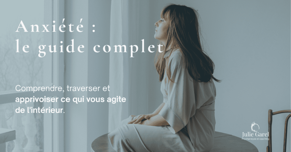 Femme respirant calmement — comprendre et gérer l'anxiété | Julie Garel psychanalyste et coach