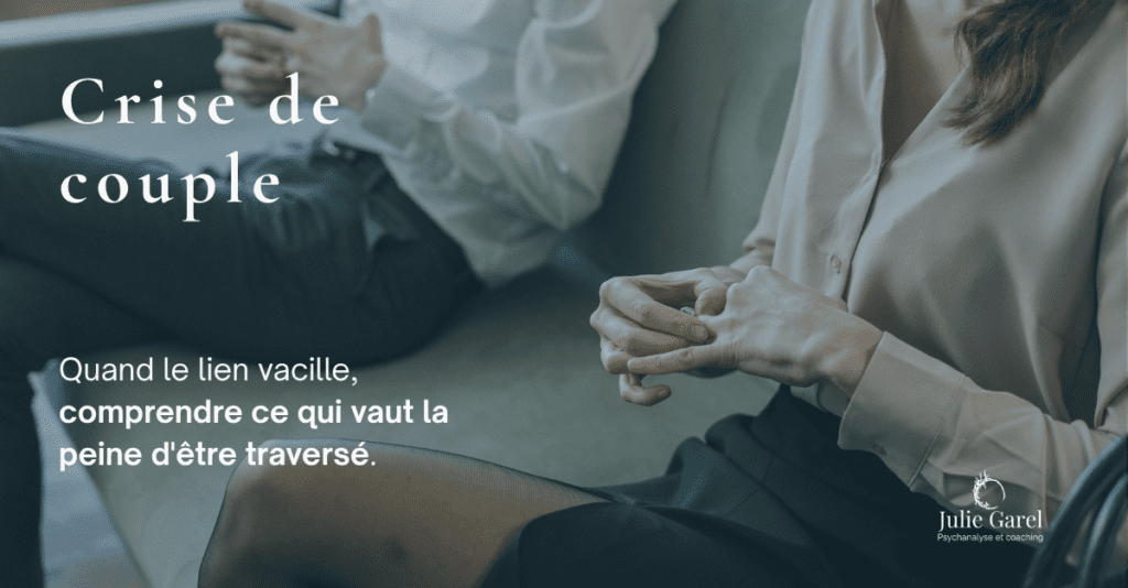 Couple distant et silencieux — traverser une crise de couple | Julie Garel psychanalyste et coach