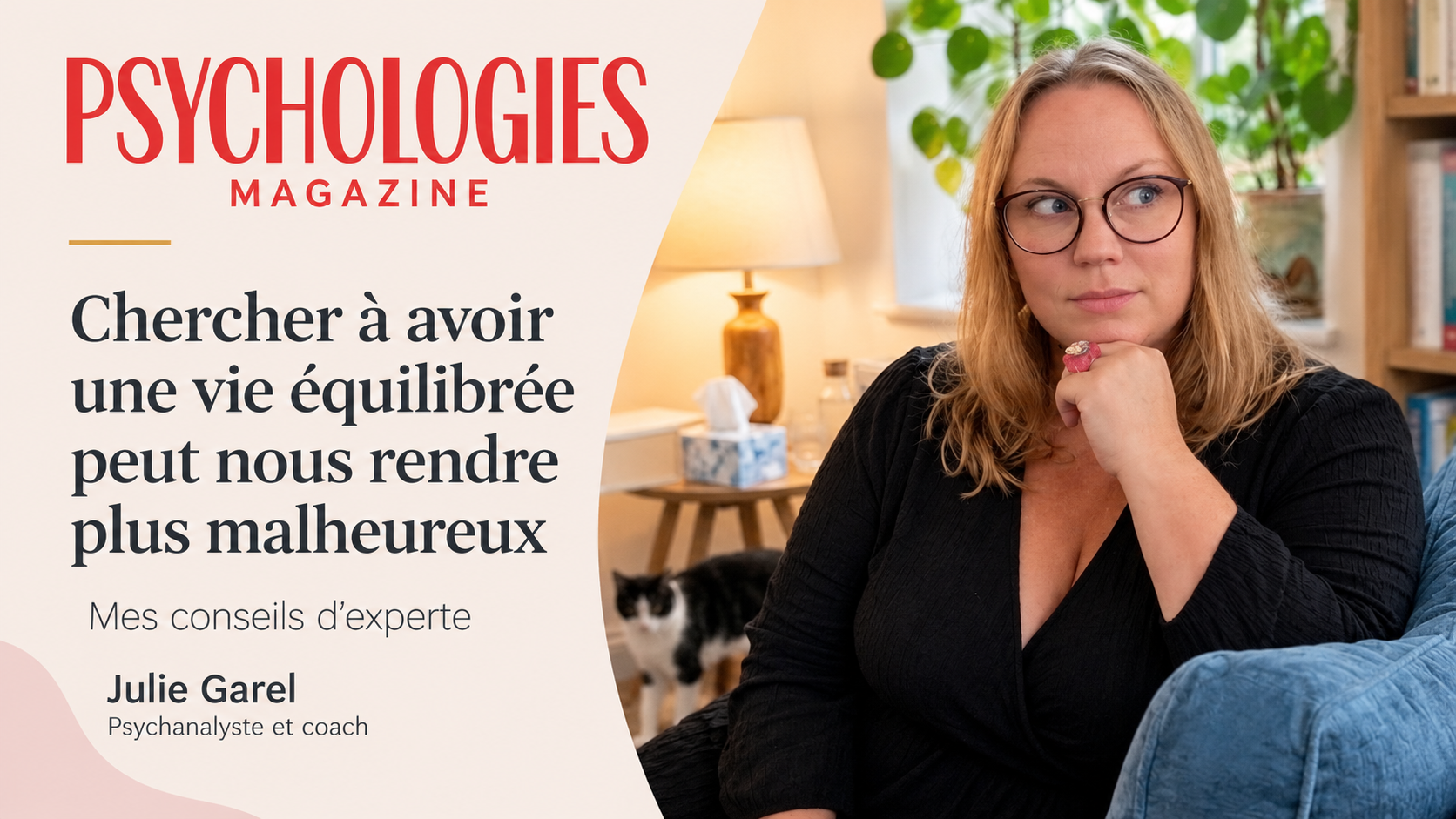 Julie Garel dans son cabinet